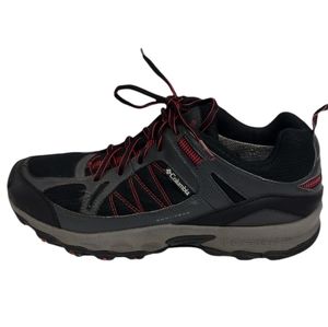 Men's 10 Columbia Omni tech black hiking sneakers